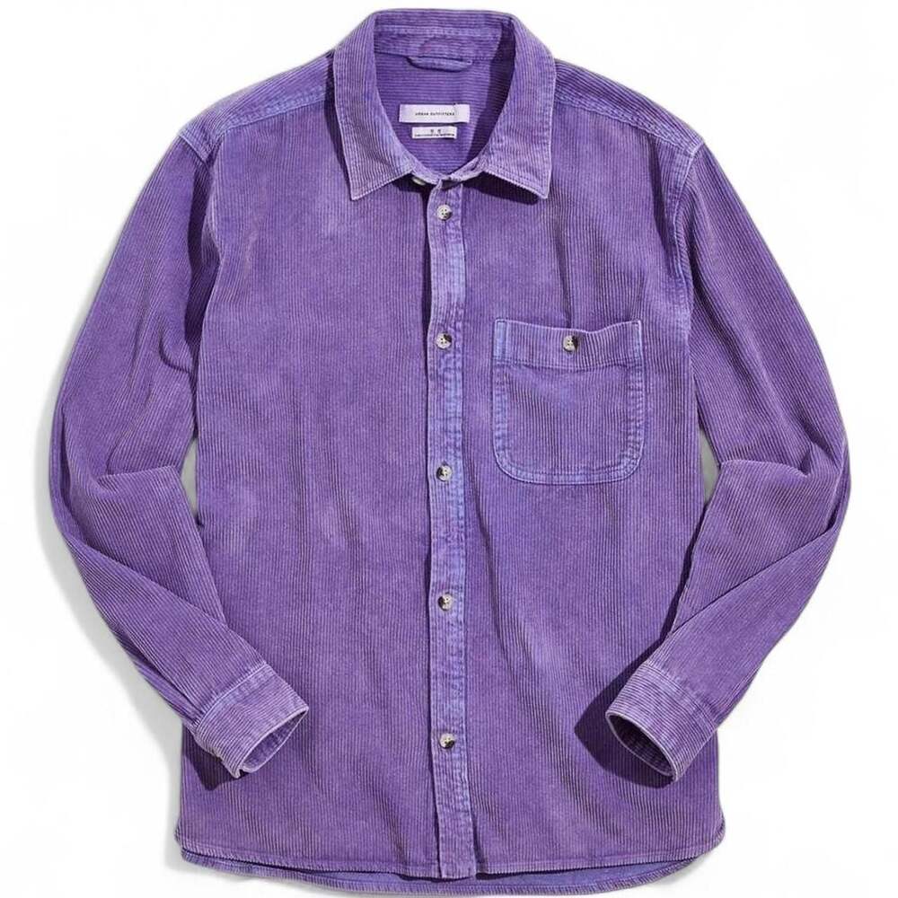 Urban Outfitters Purple Corduroy Work Shirt
